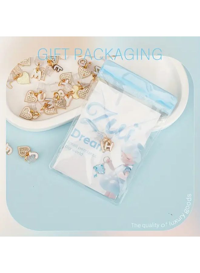 USB C Dust Plug Charm For Kindle Type C Port Cover Heart Letter Design - Image 5